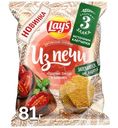 Чипсы Lays картофельные со злаками со вкусом Вяленых томатов и базилика, 81г