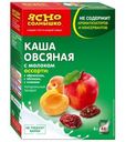 Каша Ясно солнышко Овсяная с молоком абрикосом яблоком изюмом 6*45г