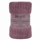 Полотенце махровое Bravo микрофибра цвет: брусничный, 60×130 см