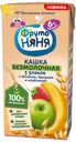 Кашка ФрутоНяня безмолочная из пяти злаков яблоко-банан-клубника с 12 месяцев 200 мл