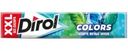 Жевательная резинка Dirol Colors XXL ассорти мятных вкусов без сахара 19г