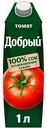 Сок Добрый Томат, 1л