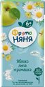 Напиток ФрутоНяня яблоко, липа, ромашка сокосодержащий без сахара 0.2л