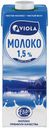 Молоко 1,5% ультрапастеризованное 1 л Viola БЗМЖ
