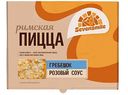 Пицца Римская с морским гребешком, соус розовый, Sevensmile, 430г