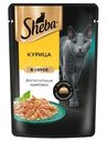 Влажный корм Sheba для кошек Ломтики в соусе с курицей, 75г
