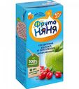 Сок детский осветлённый ФрутоНяня Яблоко и шиповник, с 5 месяцев, 0,2 л