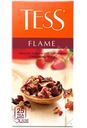 Чай Tess Flame фруктовый с земляникой и розовым перцем в пакетиках, 25х2г