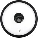 Крышка HOMECLUB 28см, с силиконовым ободом Арт. XW-G-008