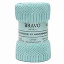 Полотенце махровое Bravo микрофибра цвет: мятный, 60×130 см