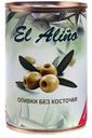 Оливки EL alino крупные, без косточки, 290 мл
