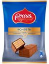РОССИЯ ЩЕДРАЯ ДУША Конфеты с вафлей и мол шоколадом 128г:11