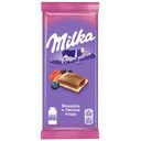Шоколад МИЛКА, молочный, миндаль/лесные ягоды, 90г