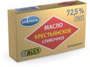 Масло сладко-сливочное «Экомилк» Крестьянское несоленое 72,5% , 180г