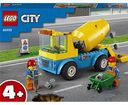 Конструктор Бетономешалка LEGO City Great Vehicles 60325 4+, 85 элементов