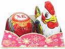 Подарочный набор кондитерский Золотое Правило (яйцо, курица) с сюрпризом, 75 г