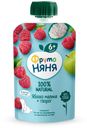 Пюре «ФрутоНяня» из яблок и малины с творогом с 6 мес., 90 г