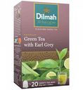Чай зеленый Dilmah with Earl Grey, 20×1,5 г