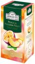 Чай черный Ahmad Tea Peach & Passion Fruit со вкусом и ароматом персика и маракуйи в пакетиках 1,5 г х 25 шт
