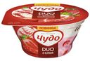 Десерт творожный Чудо Duo 2 слоя клубничное мороженое 5,1% 110 г