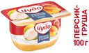 Творожок «Чудо» воздушный персик-груша 4,2%, 100 г