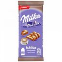 Шоколад молочный пористый Milka Bubbles Капучино, 97 г