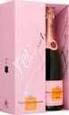 Шампанское Veuve Clicquot Розе розовое брют 12.5% в подарочной упаковке, 750мл