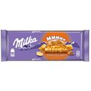 Шоколад MILKA молочный, карамель - арахис - воздушный рис, 276г