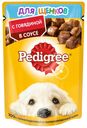 Влажный корм Pedigree с говядиной в соусе для щенков 85 г
