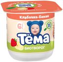 Творог мягкий детский Тема с клубникой и бананом с 6 месяцев 4,2% 100 г