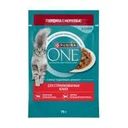 Влажный корм, Purina One, с говядиной и морковью, 75 г