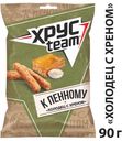 Сухарики ржаные Хрусteam К Пенному со вкусом холодца с хреном, 90 г