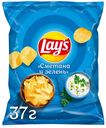 Чипсы картофельные Lay's сметана с зеленью 37 г