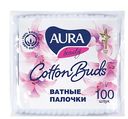 Ватные палочки AURA Beauty, пакет, 100 шт