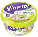 Сыр творожный Violette Маринованные огурчики с огурцами-зеленью 70%, 140г