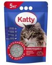 Наполнитель Katty для кошачьего туалета комкующийся 5кг