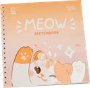 Скетчбук Meshu Meow, 60л