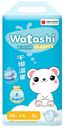 Подгузники Watashi ночные детские одноразовые р 3/М 4-9 кг 52 шт