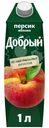 Напиток сокосодержащий Добрый яблоко-персик безалкогольный, 1л