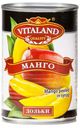Манго VITALAND дольки в сиропе, 425 мл