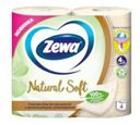 Туалетная бумага Zewa Natural Soft четырехслойная 4 шт