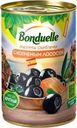 Маслины Охибланка фаршированные BONDUELLE с копченым лососем, 300г