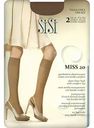 Гольфы женские SiSi Miss цвет: daino/загар размер: единый, 20 den, 2 пары