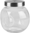 Банка стеклянная с металлической крышкой, 450мл