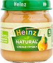 Пюре детское Heinz Natural Спелая грушка, 80 г