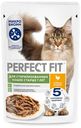 Влажный корм Perfect Fit для стерилизованных кошек старше 7 лет с курицей в соусе, 75г