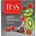 Чай Tess Sweet Paradise с ароматом земляники и киви чёрный, 20х1,8г