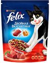 Корм для кошек Felix Двойная вкуснятина с мясом, 300 г