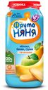 Пюре из яблок, бананов и груш с печеньем, Фрутоняня, 250 г