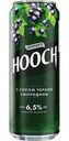 Пивной напиток Hooch Черная смородина 6,5% алк., Россия, 0,45л